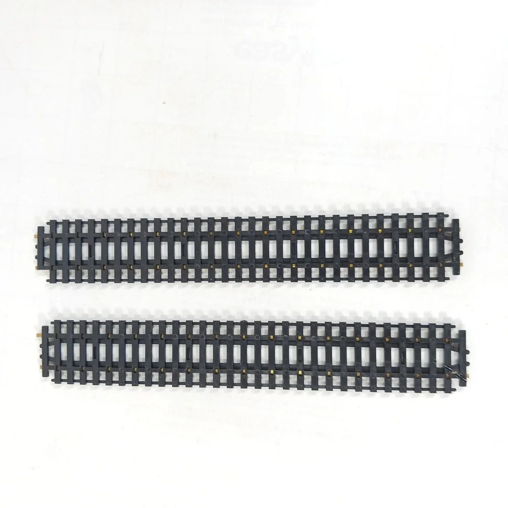 Vintage HO Scale Brass Rail Straight Train Track 9 Inch Set of 2